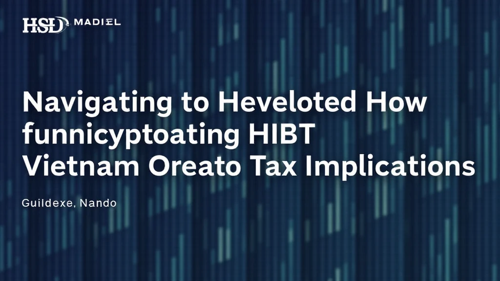 HIBT Vietnam bond portfolio rebalancing tax implications