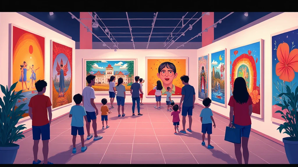 HIBT NFT art gallery investment features Vietnam