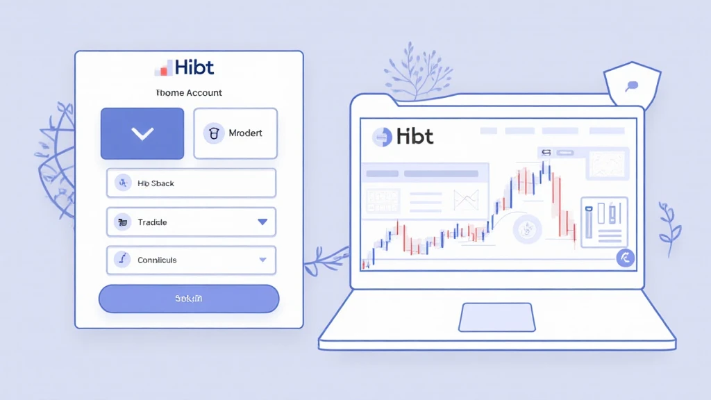 HIBT demo account investment setup tutorial Vietnam