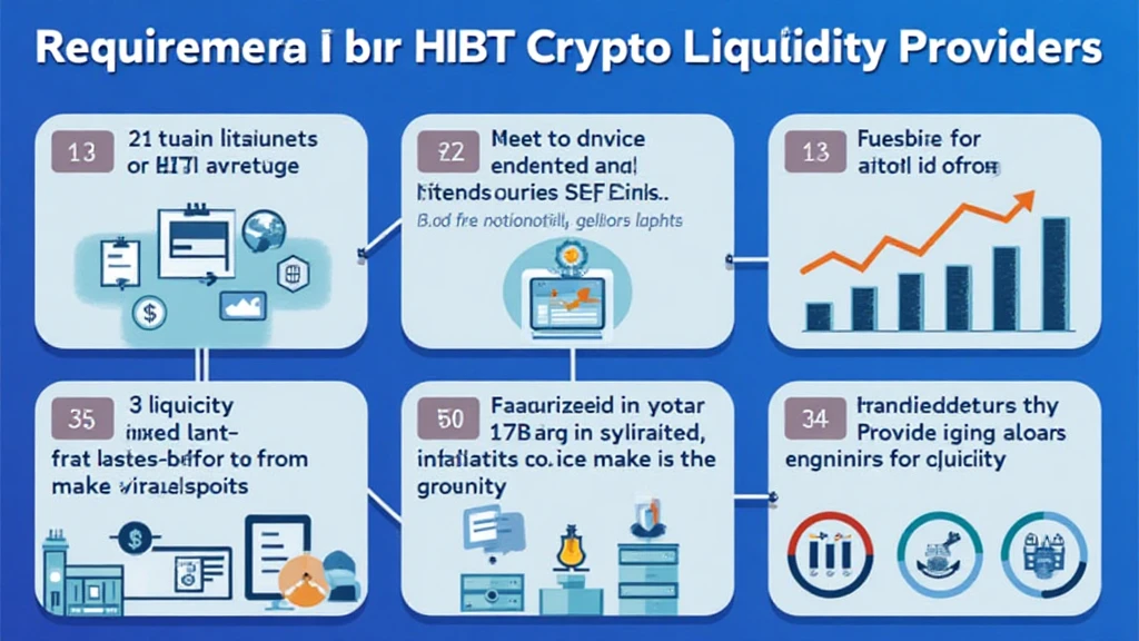 HIBT crypto liquidity provider requirements
