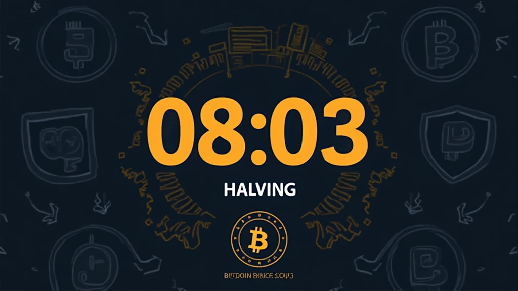 Bitcoin Halving countdown timer