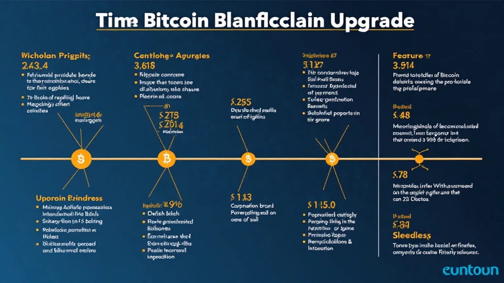 Bitcoin blockchain upgrade timeline