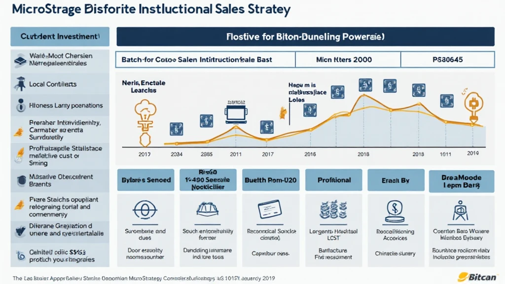 MicroStrategy Bitcoin institutional sales